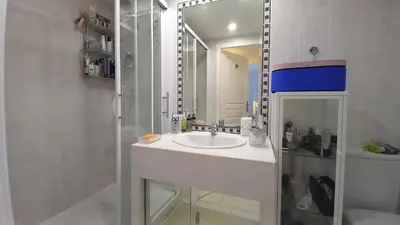 Salle de bains dans l'établissement Juan Flore
