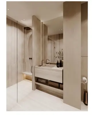 Salle de bains dans l'établissement Croisette 066