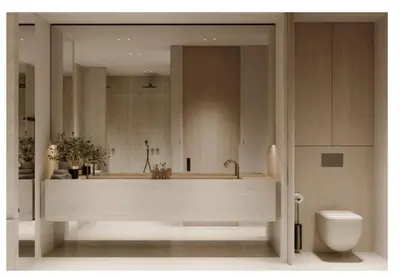 Salle de bains dans l'établissement Croisette 066