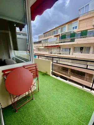 Balcon ou terrasse dans l'établissement Cannes 1 bedroom apartment - 20LM3