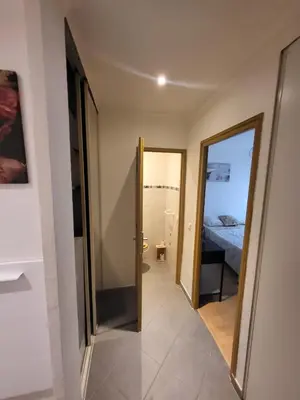 Un ou plusieurs lits dans un hébergement de l'établissement Escapade en plein cœur Antibes