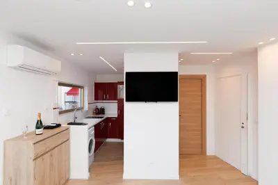 Cuisine ou kitchenette dans l'établissement Santa Cruz YourHostHelper