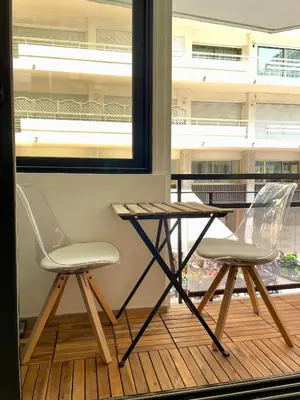 Plan de l'établissement T2 chic et moderne à deux pas de la Croisette