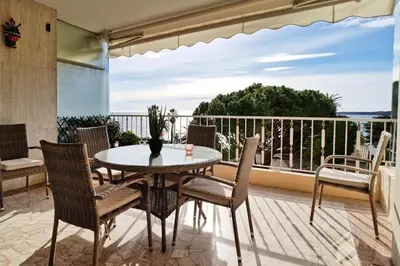 Balcon ou terrasse dans l'établissement Résidence 4p Terrasse & Vue Mer, Plage à 5 Min - 4P terrasse & vue mer, plage à 5 min MAE-1563