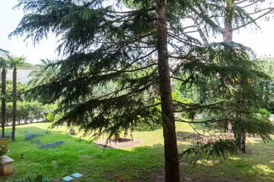 Jardin de l'établissement Résidence 3p Traversant à 2 Min Des Plages, Parking Privé - 3P traversant à 2 min des plages, parking privé MAE-1583