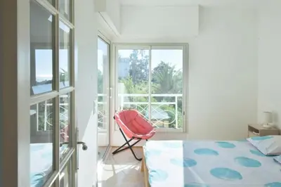 Balcon ou terrasse dans l'établissement Résidence 2p Avec Terrasse, Vue Mer, Piscine Et Parking - 2P avec terrasse, vue mer, piscine et parking MAE-1723