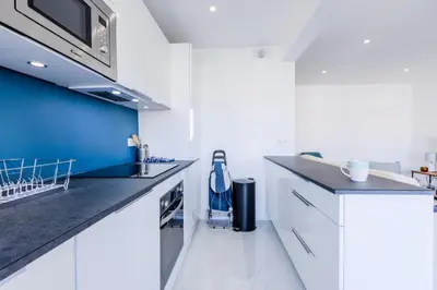 Cuisine ou kitchenette dans l'établissement Résidence 2 Pièces Cozy à 5 Minutes à Pied De La Croisette - 2 pièces cozy à 5 minutes à pied de la Croisette MAE-1983