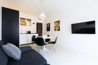 Cuisine ou kitchenette dans l'établissement Résidence 3p Moderne Et Cosy Aux Pieds De La Croisette ! - 3P moderne et cosy aux pieds de la Croisette ! MAE-2003