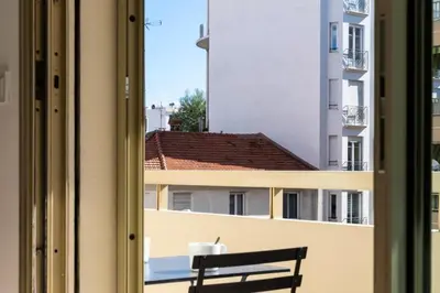 Balcon ou terrasse dans l'établissement Résidence Studio Terrasse 2 Min De La Croisette - Studio Terrasse 2 min de la Croisette MAE-3113