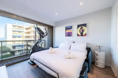Salle ou équipements de sports de l'établissement Résidence Beau 3p, Vue Mer, Plages à Pied - Beau 3P, Vue Mer, Plages à pied MAE-3553