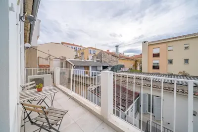 Balcon ou terrasse dans l'établissement Hyper centre Cannes - 2 pièces avec balcon - 4 couchages