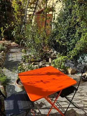 Jardin de l'établissement Elegant studio with mezzanine, city center