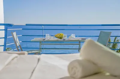 Un ou plusieurs lits dans un hébergement de l'établissement Bord de mer- Plage -Antibes Juan