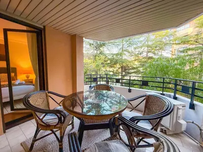 Balcon ou terrasse dans l'établissement Central Cannes Apartment with Private Terrace - 5 Min to Croisette - ID1009