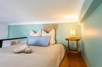 Un ou plusieurs lits dans un hébergement de l'établissement Antibes Old Town Apartment