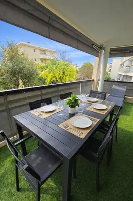 Plan de l'établissement Le Mimosa Prestige - T3, 6P, Terrasse & Parking