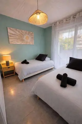 Plan de l'établissement Le Mimosa Prestige - T3, 6P, Terrasse & Parking