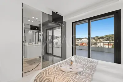Un ou plusieurs lits dans un hébergement de l'établissement REF 2027 - Cannes Centre - Appartement à Louer