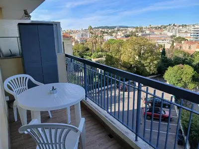 Balcon ou terrasse dans l'établissement Studio LE MEDITERRANEE