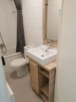 Salle de bains dans l'établissement Le Bleu Azur