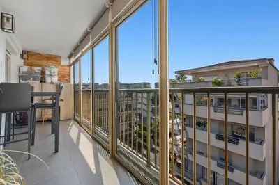 Balcon ou terrasse dans l'établissement 11 MADRID - Splendid one-bedroom apartment near Croisette