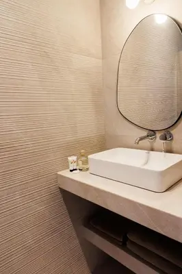 Salle de bains dans l'établissement Suite Cigale Terracotta avec sauna à Antibes