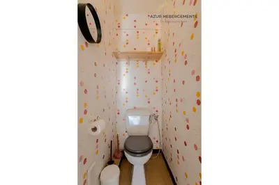 Salle de bains dans l'établissement Cagnes Centre 4 pers, terrasse parking