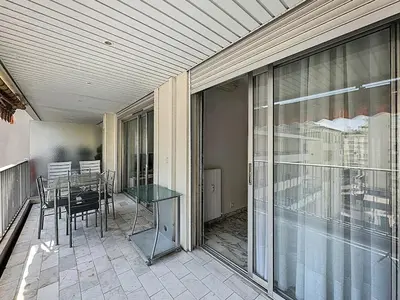 Balcon ou terrasse dans l'établissement 47m2 - climatisation, carré d'or