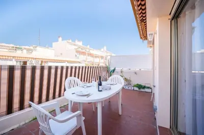 Balcon ou terrasse dans l'établissement Bel Azur