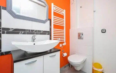 Salle de bains dans l'établissement Ecrin d'Azur Proche Biot & Sophia Antipolis