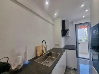 Cuisine ou kitchenette dans l'établissement Velasquez Martinez Plage