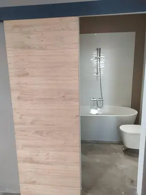Salle de bains dans l'établissement Le loft
