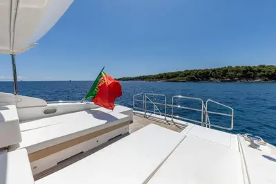Paysage naturel près de le bateau