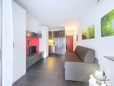 Cuisine ou kitchenette dans l'établissement Le Narval - Studio - Croisette - Proche Palais