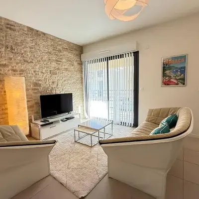 Superb apartment for 4 Sea view & terrace Private parking
