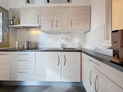 Cuisine ou kitchenette dans l'établissement 38 m2 - Suite de luxe, terrasse vue mer, Croisette