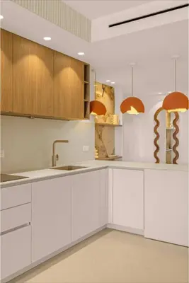 Cuisine ou kitchenette dans l'établissement 121 MARECHAL - 3-Bedroom Apartment Sea View and Parking