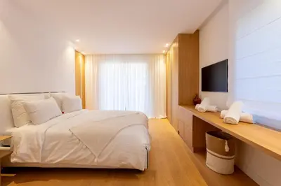 Un ou plusieurs lits dans un hébergement de l'établissement 002 Villa Camille