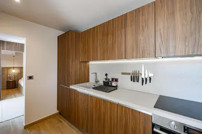 Cuisine ou kitchenette dans l'établissement Apartment for 4people in Martinez