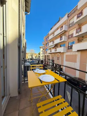 Balcon ou terrasse dans l'établissement Vieil Antibes - 2 personnes