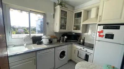 Cuisine ou kitchenette dans l'établissement Chez Marilyne & Jean Baptise