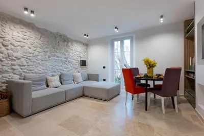 Coin salon dans l'établissement NEW - Luxury house near the beach 3BDR-3BTH