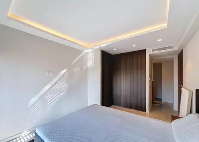 Un ou plusieurs lits dans un hébergement de l'établissement New Modern rooftop 2 ch 4 peoples Clim Wifi