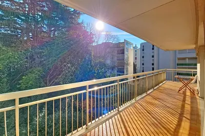 Balcon ou terrasse dans l'établissement AGENCE HENRI CAMILLE-Wios- 2 chambres grande terrasse vue mer