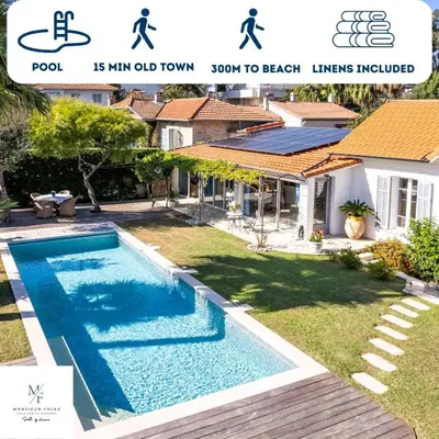 Piscine de l'établissement Villa Petit Cottage Cap d'Antibes ou située à proximité