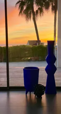 Lever ou coucher de soleil vu de la villa ou à proximité