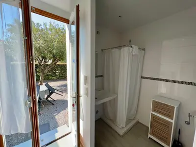 Salle de bains dans l'établissement Hotel l'Etape