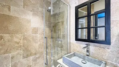 Salle de bains dans l'établissement Hotel Le Florian