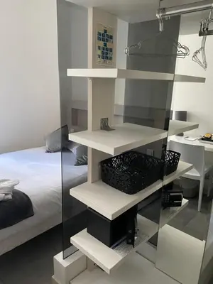 Cuisine ou kitchenette dans l'établissement Hôtel Anna Livia