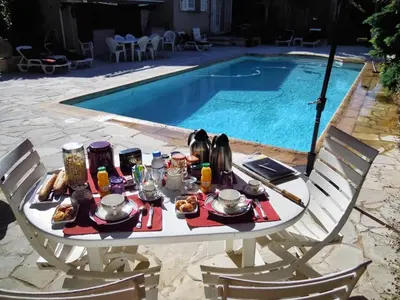 Boissons dans l'établissement Villa l'Air du temps